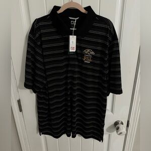 Baltimore Ravens cutter & buck club level polo NWT